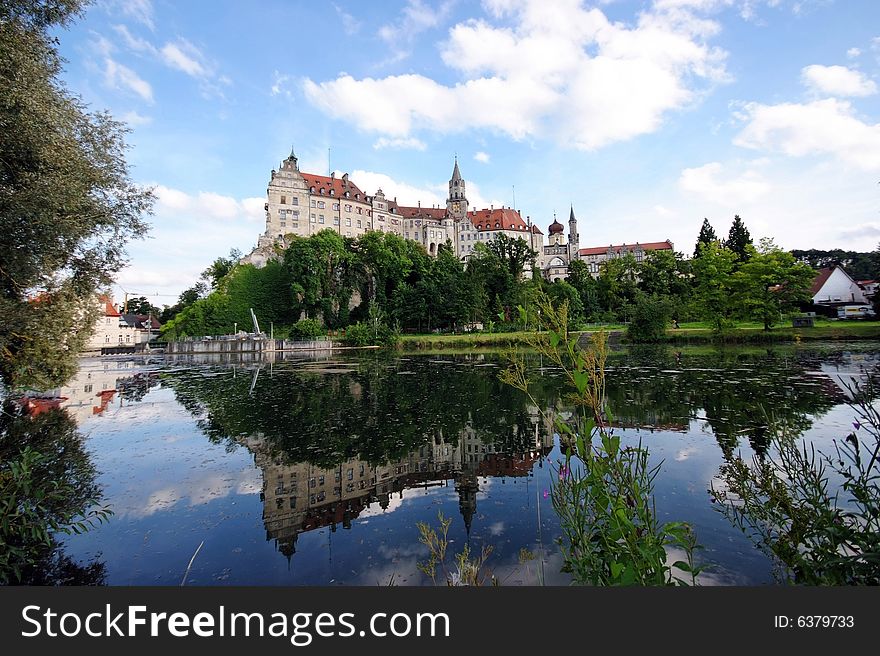 Sigmaringen Castle, a medieval fortress/castle located in the center of upper swabian town Sigmaringen. In former times home of the princes of Hohenzollern.