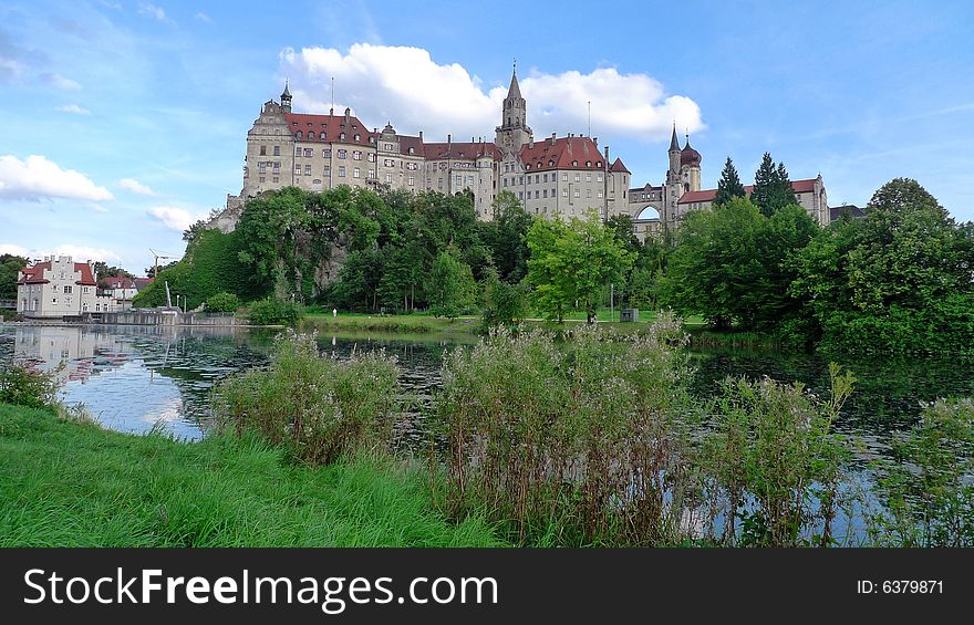 Sigmaringen Castle, a medieval fortress/castle located in the center of upper swabian town Sigmaringen. In former times home of the princes of Hohenzollern.