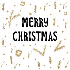 Xmas Christmas Greeting Card With Lettering Calligraphy Stock Photography Xmas Christmas Greeting Card With Lettering Calligraphy Stock Photography