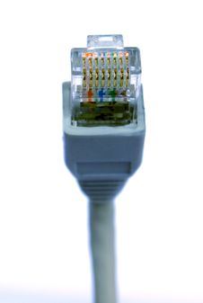 Network Cable Close-up Stock Photos