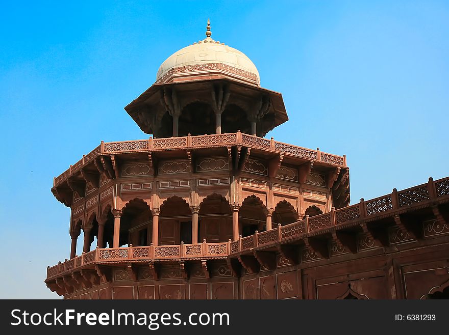 One of the details in Taj Mahal complex in Agra, India. One of the details in Taj Mahal complex in Agra, India