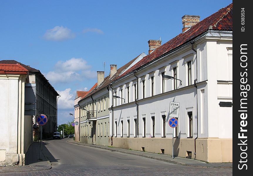 Streets Of Kaunas City