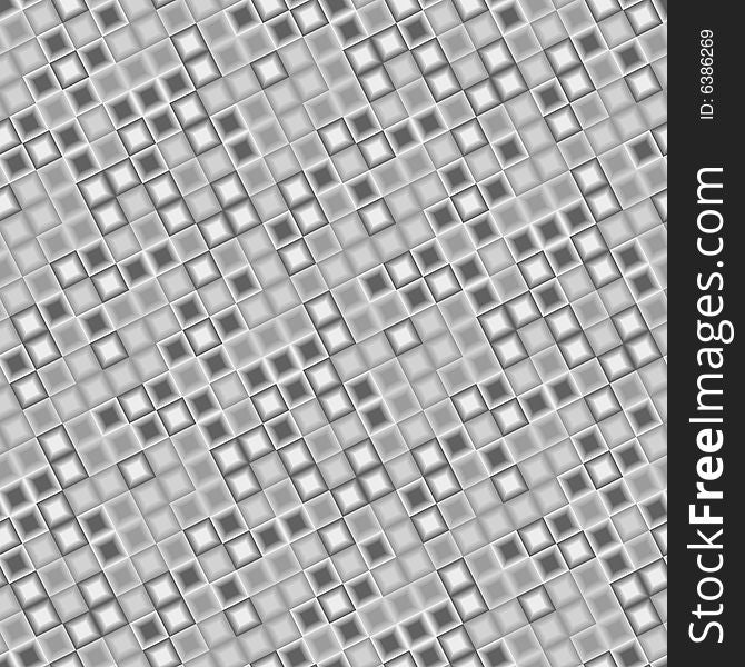 Grey 3d tiles - seamless vector pattern. Grey 3d tiles - seamless vector pattern
