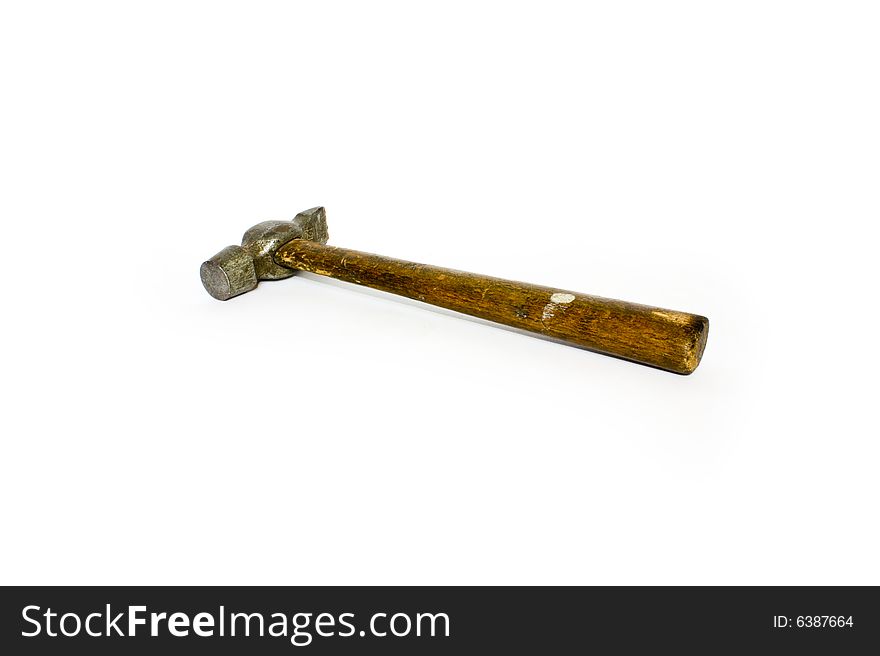 Hammer on a white background. Hammer on a white background.