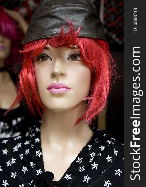 Shopwindow doll gothic, Lolita, emo, stylish design for young people