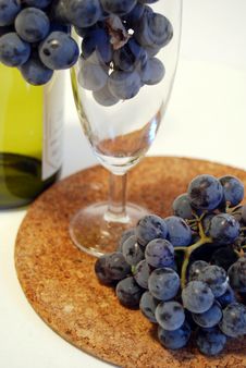 Grapes In A Glass Royalty Free Stock Photo Grapes In A Glass Royalty Free Stock Photo