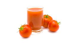 Glass Of Tomato Juice And Tomatoes Royalty Free Stock Photo Glass Of Tomato Juice And Tomatoes Royalty Free Stock Photo