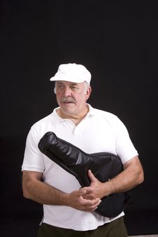 Senior Tennis Player Royalty Free Stock Photography Senior Tennis Player Royalty Free Stock Photography