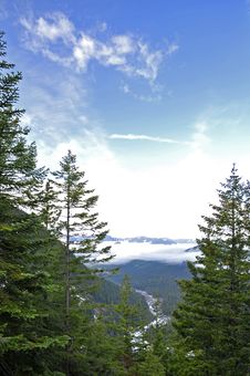 Clouds Below Royalty Free Stock Image