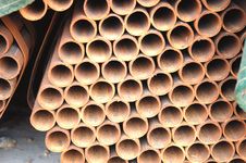 Steel Pipes Royalty Free Stock Image