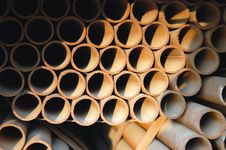 Steel Pipes Stock Photography Steel Pipes Stock Photography