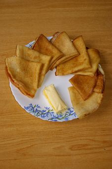 Russian Pancakes Stock Photography Russian Pancakes Stock Photography