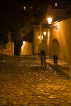 Night Prague Scenery Stock Photos Night Prague Scenery Stock Photos