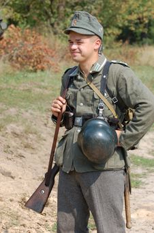 German Soldier. WWII Reenacting - Free Stock Images & Photos - 4396665 ...