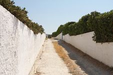 Narrow Street Royalty Free Stock Photos