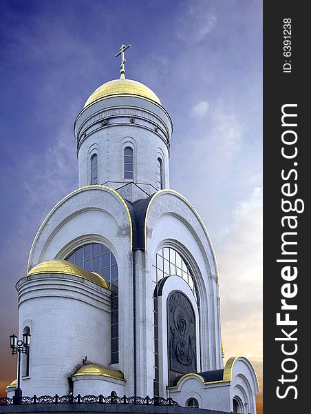 Church of st.George the Victor in Moscow. Church of st.George the Victor in Moscow