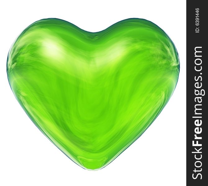 High resolution 3D heart rendered at maximum quali
