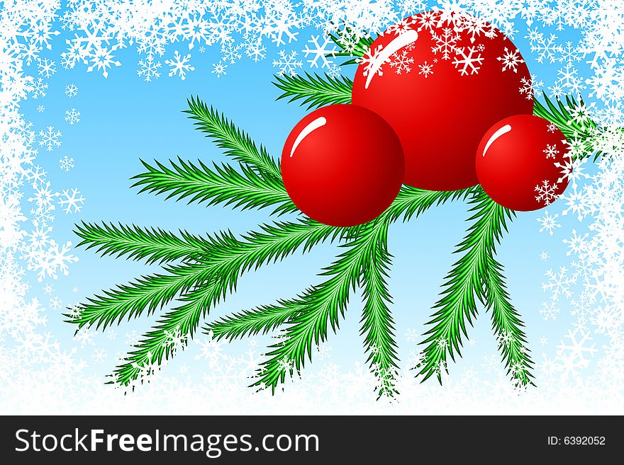 Vector illustration of Christmas Decoration