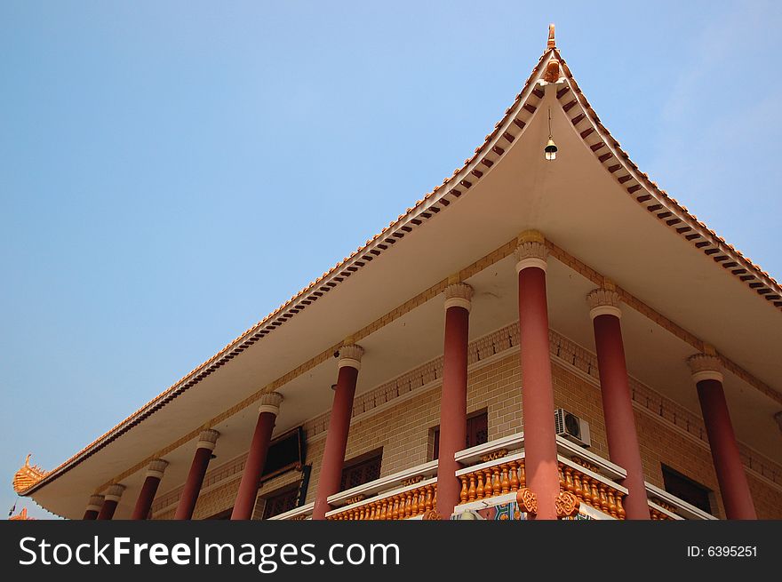 Edge of a chinese ancient architecture roof. Edge of a chinese ancient architecture roof