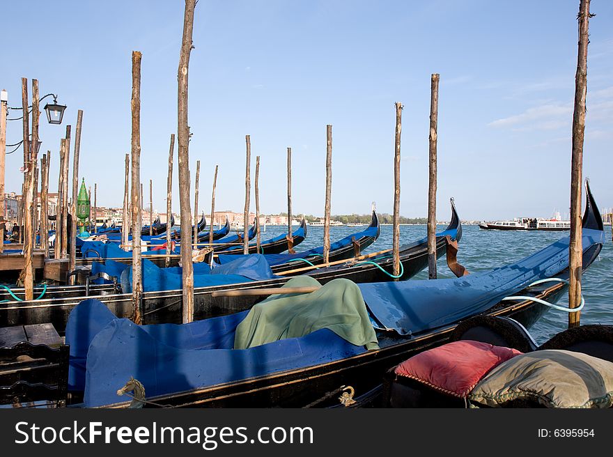 Gondolas, Venice, Italy