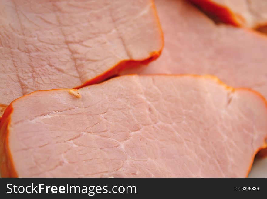 Close up of the sliced meat for the background. Close up of the sliced meat for the background.