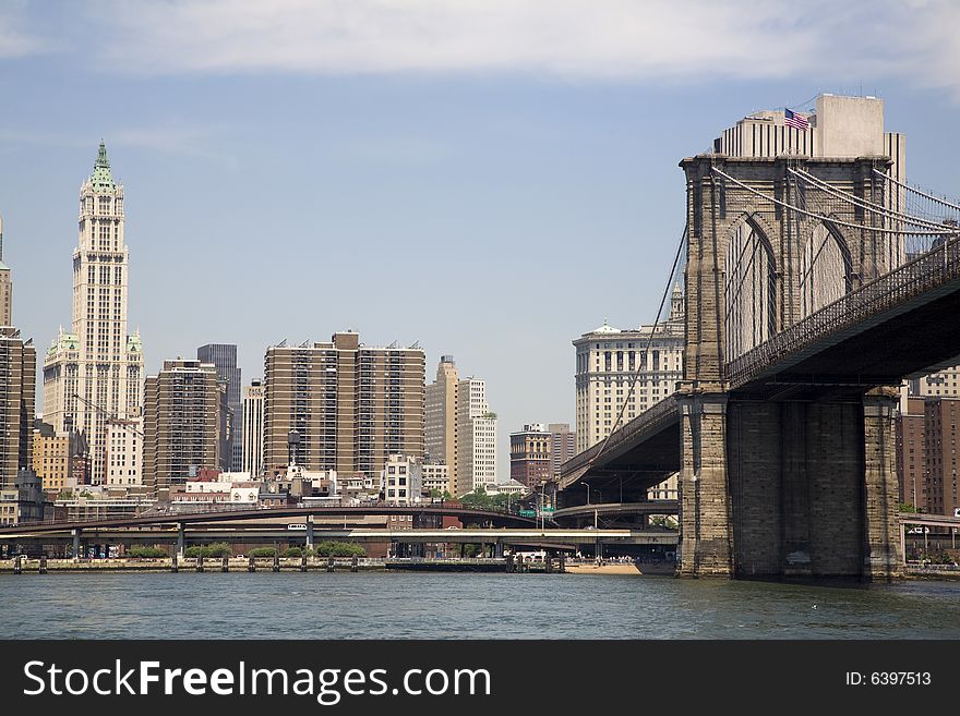 Brooklyn bridge, new york, usa