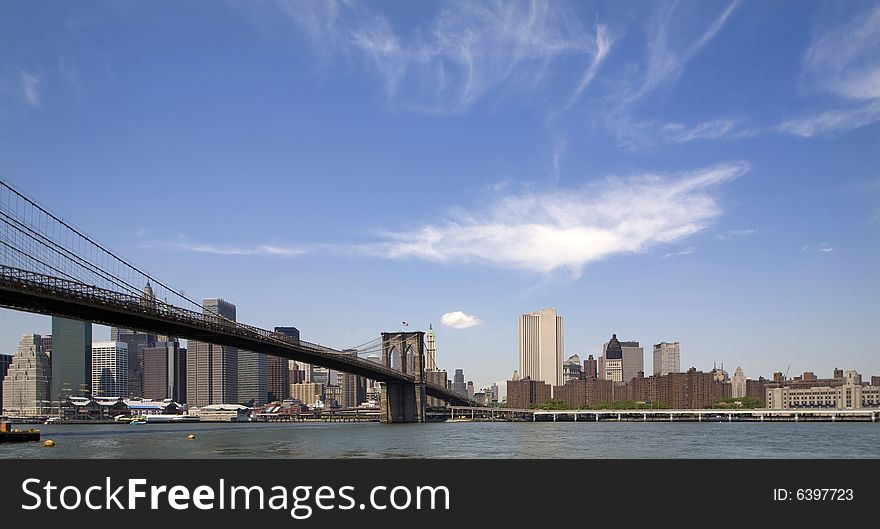 Brooklyn bridge, new york, usa