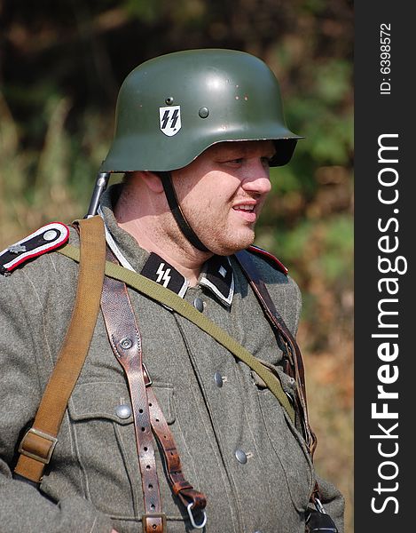 German Soldier  WW2 Reenacting