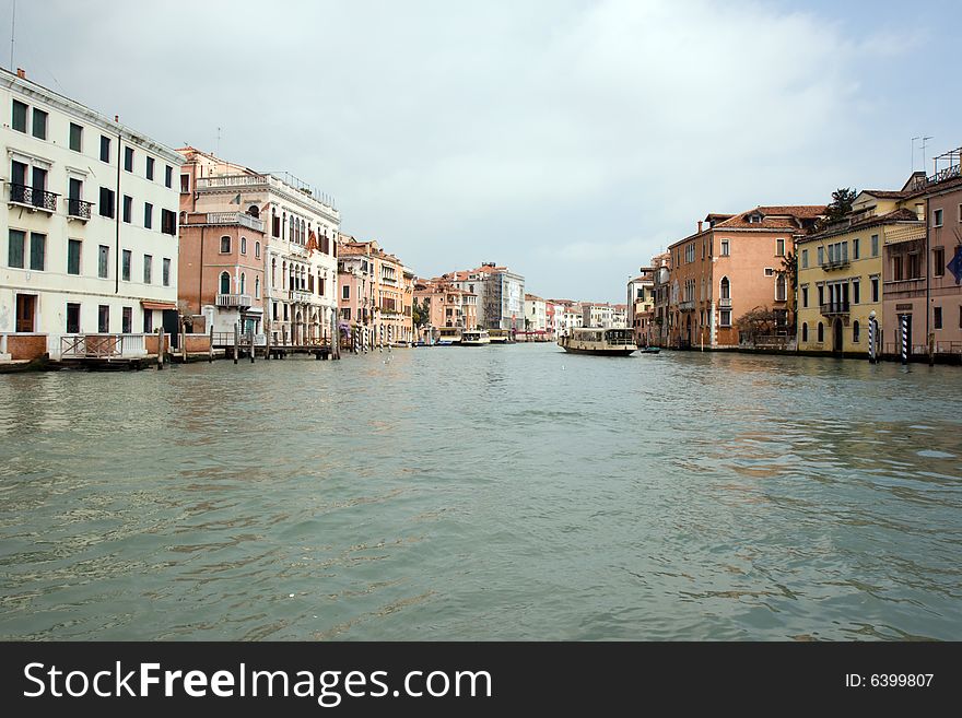 The Grand Canal, Venice, Italy, in horizontal orientation