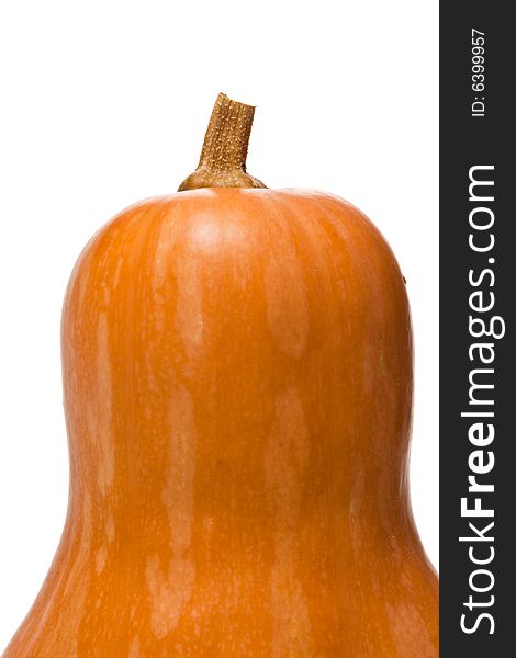 Pumpkin top, isolated over white