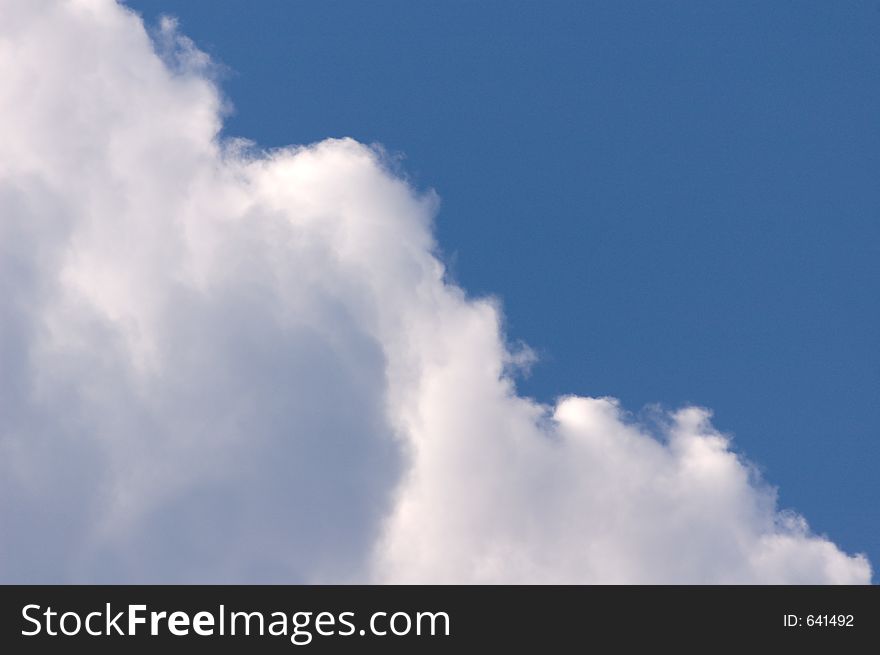 White clouds blue sky background. White clouds blue sky background