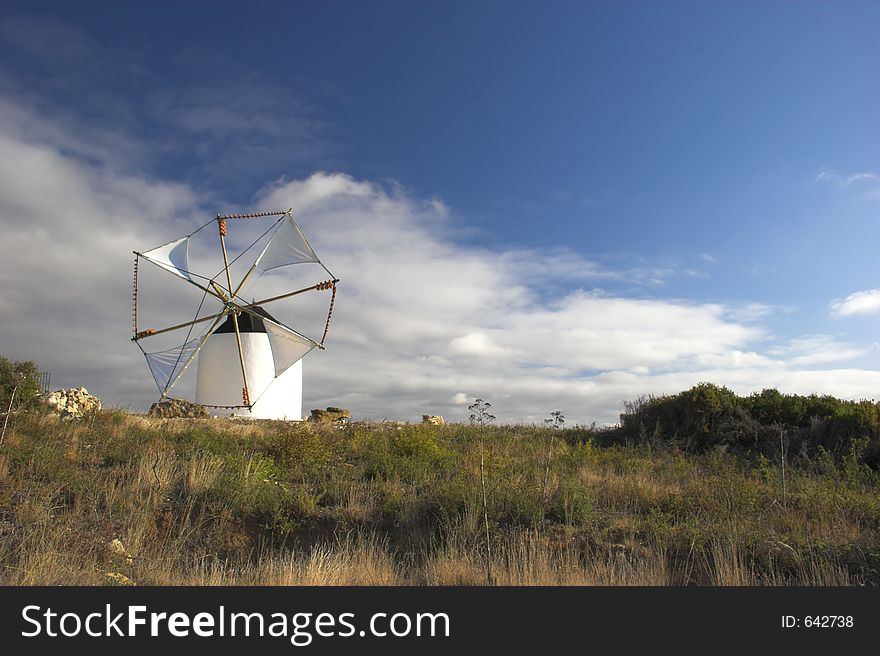 Windmill on the moutain