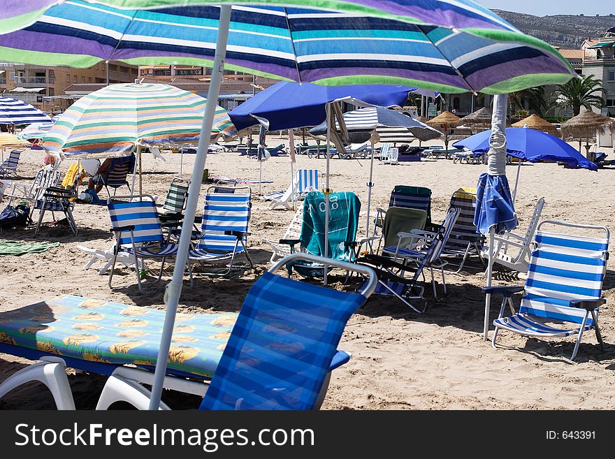 Concha's Beach in Oropesa, Spain