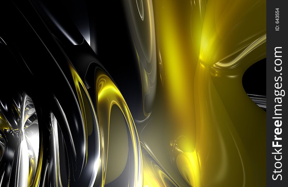 Liquid Yellow Metall 03
