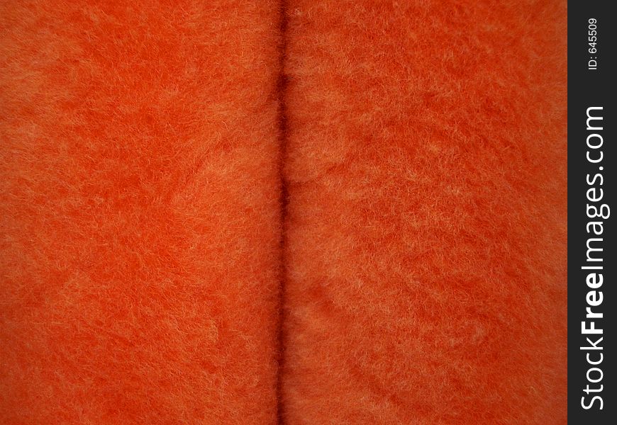 Orange faux fur background