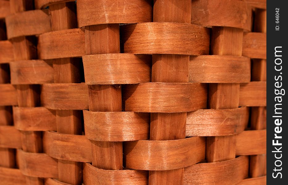 Wooden basket texture