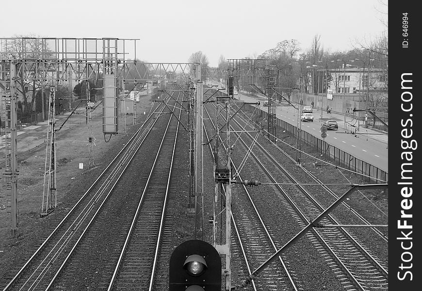 Railway track. Railway track