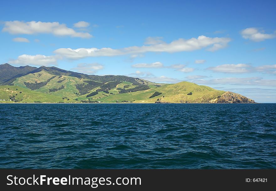 Sailing in a sunny day around som e colorful landscapes. Sailing in a sunny day around som e colorful landscapes.