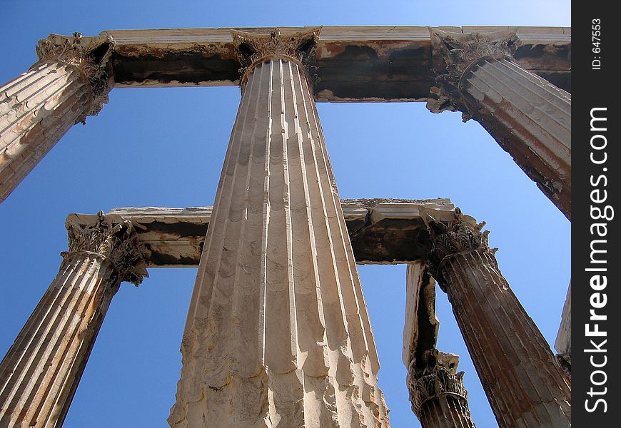 Temple Of Olympian Zeus Ruins, Athens