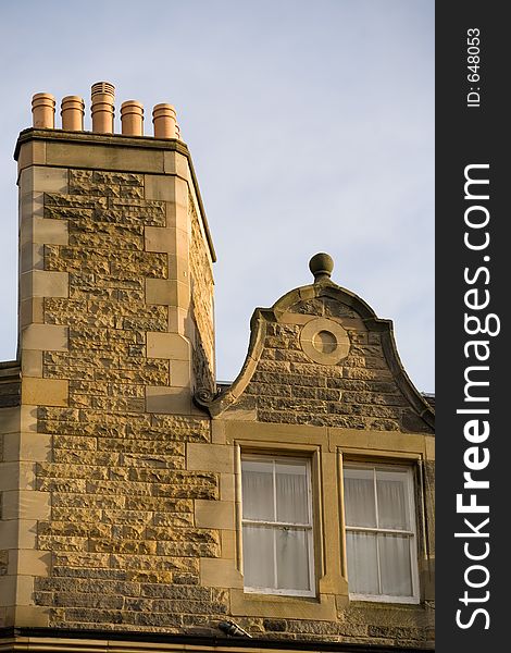 Victorian house detail. Edinburgh (Scotland)