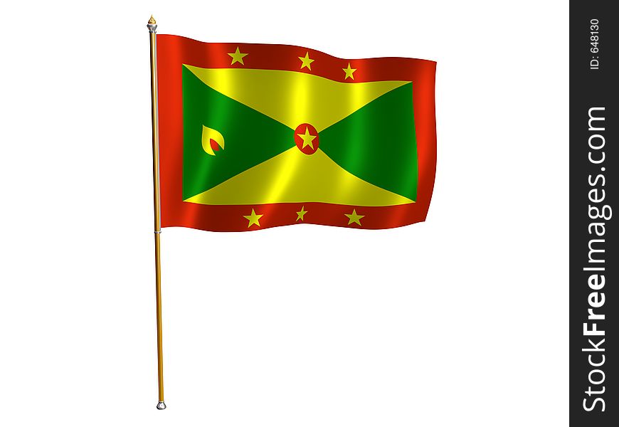 Grenada Silk Flag