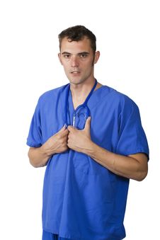 Young Doctor Portrait Royalty Free Stock Photography Young Doctor Portrait Royalty Free Stock Photography