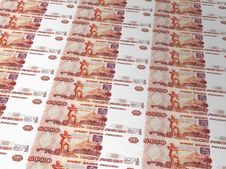 Background Of Russian Roubles Stock Photos Background Of Russian Roubles Stock Photos