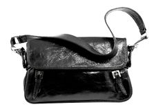 Black Fashionable Handbag Royalty Free Stock Photography Black Fashionable Handbag Royalty Free Stock Photography