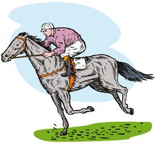 Horse Racing Royalty Free Stock Photos Horse Racing Royalty Free Stock Photos