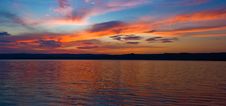 Sunset On The Lake Stock Photography Sunset On The Lake Stock Photography