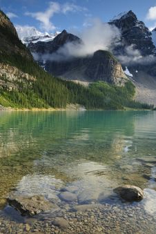 Moraine Lake Stock Image Moraine Lake Stock Image