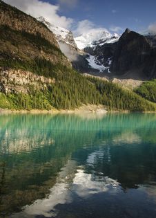 Moraine Lake Royalty Free Stock Image Moraine Lake Royalty Free Stock Image