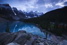 Moraine Lake Stock Image Moraine Lake Stock Image