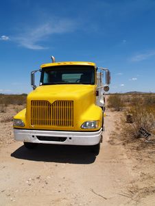 Front Of Truck At Construction Site Royalty Free Stock Photo Front Of Truck At Construction Site Royalty Free Stock Photo